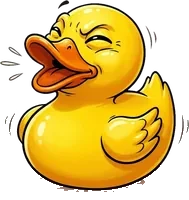 Canard en caoutchouc